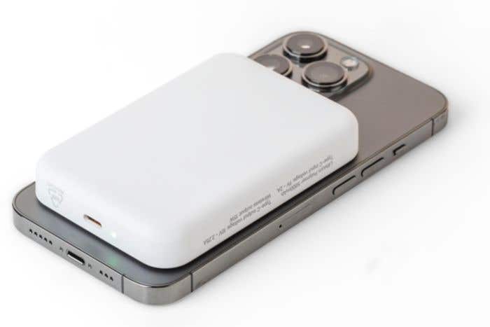 Batterie externe avec chargeur sans fil Miren | 5&nbsp;000 mAh | Compatible MagSafe