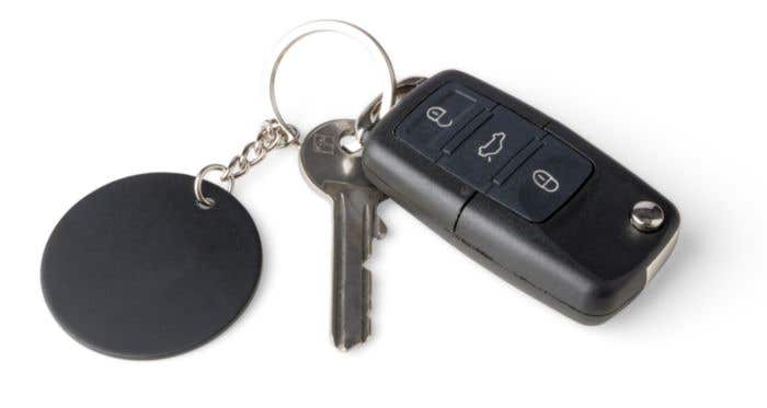 Gerecyclede RVS Sleutelhanger Jax