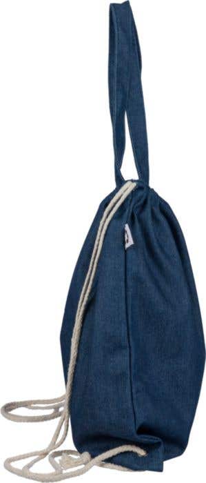 Denim Trekkoord Rugzak Nadia