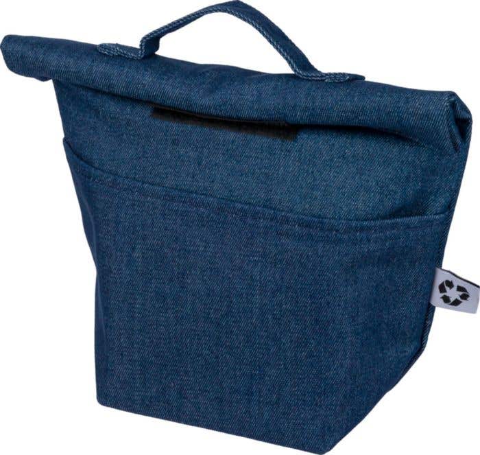 Sac isotherme Mira | Denim | Rabat roulé | 8 l