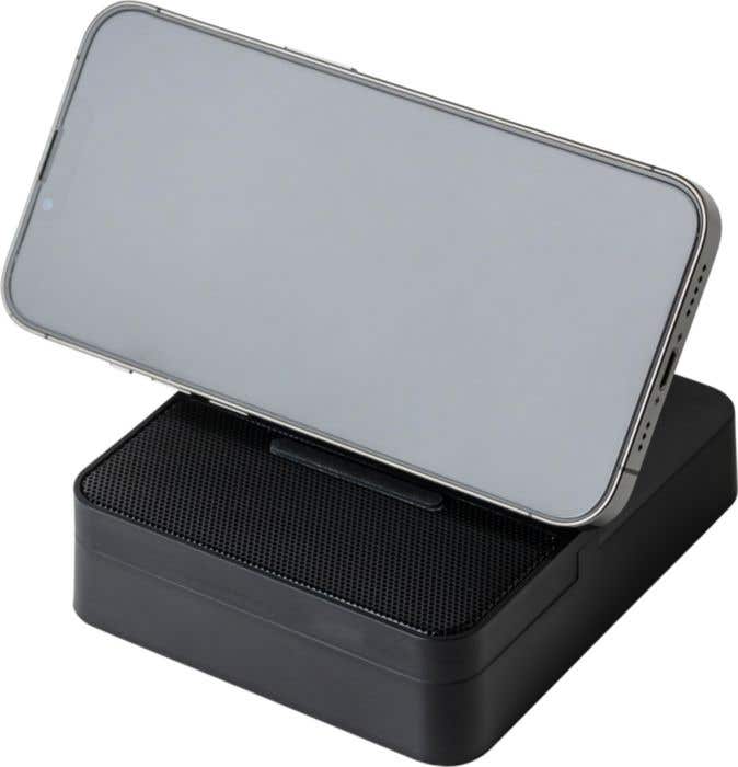 Gerecyclede Draadloze Oplader, Speaker en Telefoonhouder Elias [3-in-1]