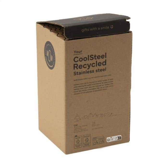 Wijnkoeler CoolSteel | Gerecycled RVS | Dubbelwandig