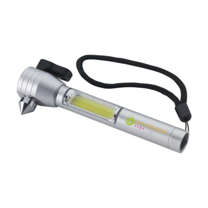 Marteau de sécurité RescueHammer | Aluminium | 4-en-1 | Lampe de poche