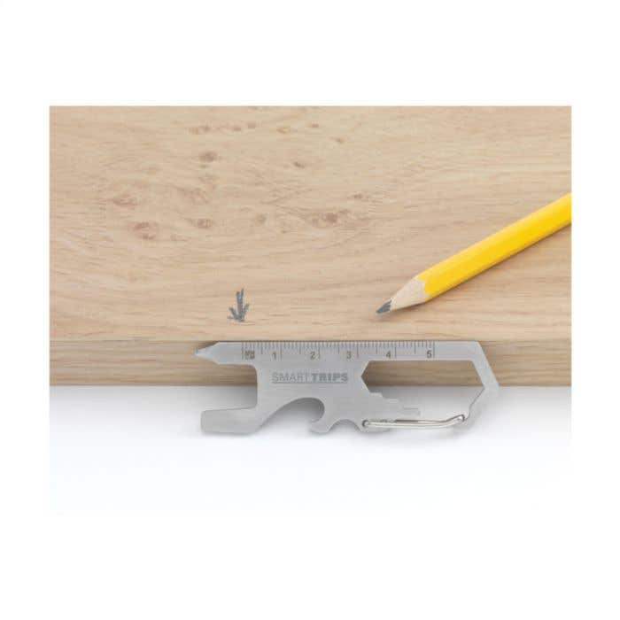 Multitool SmartKey | Acier inoxydable | 8 fonctions | Porte-clés