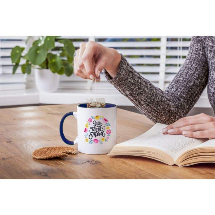 Mug | Céramique | 350 ml | Intérieur coloré