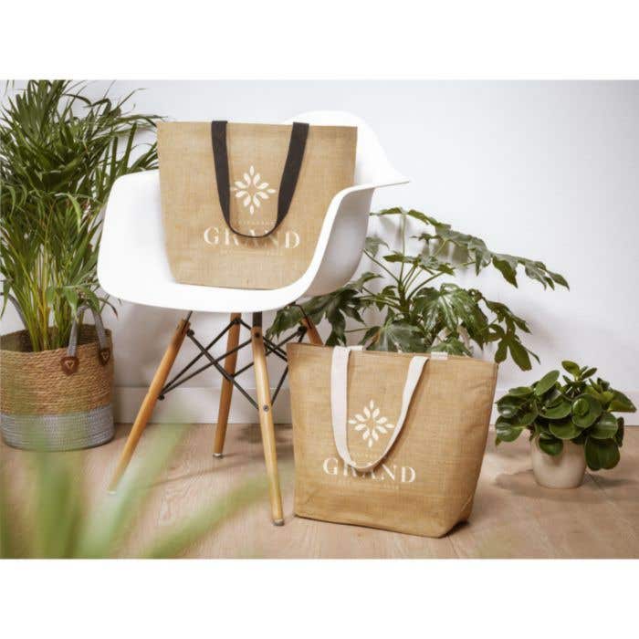 Sac de transport | Jute | Laminé | 25 l