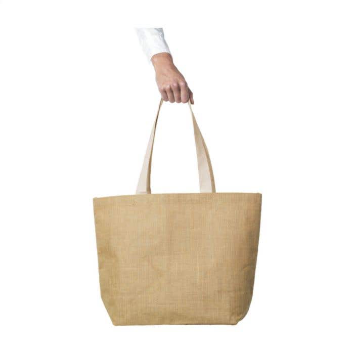 Draagtas | Jute | Gelamineerd | 25 l