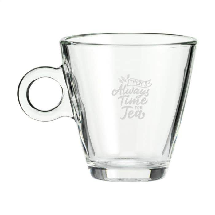 Theeglas | Gehard glas | 320 ml | Rond oor