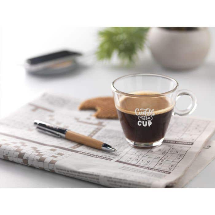Koffieglas Lugano | Gehard glas | 230 ml | Rond oor