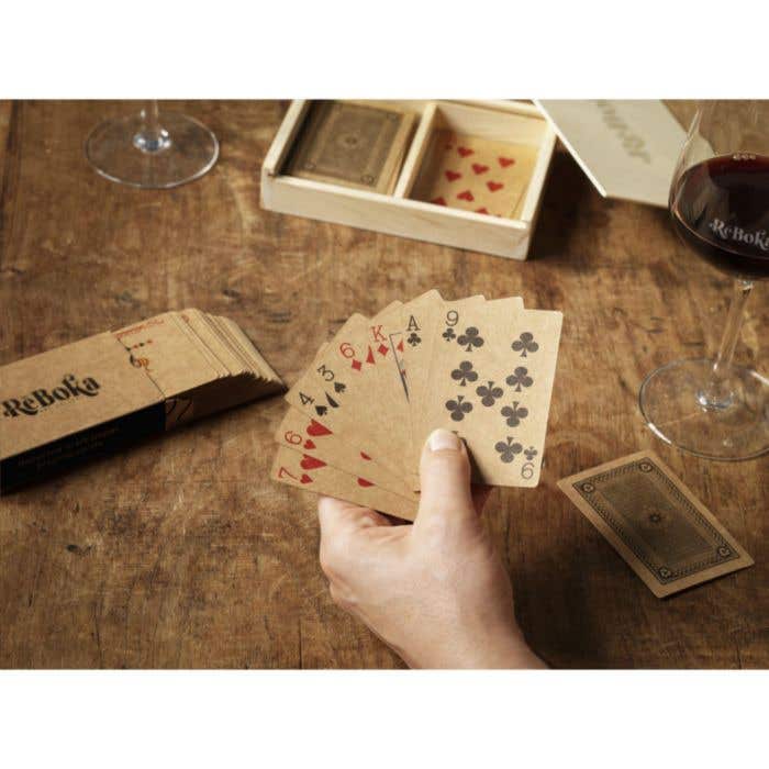 Speelkaarten | Gerecycled kraftpapier | 54 stuks