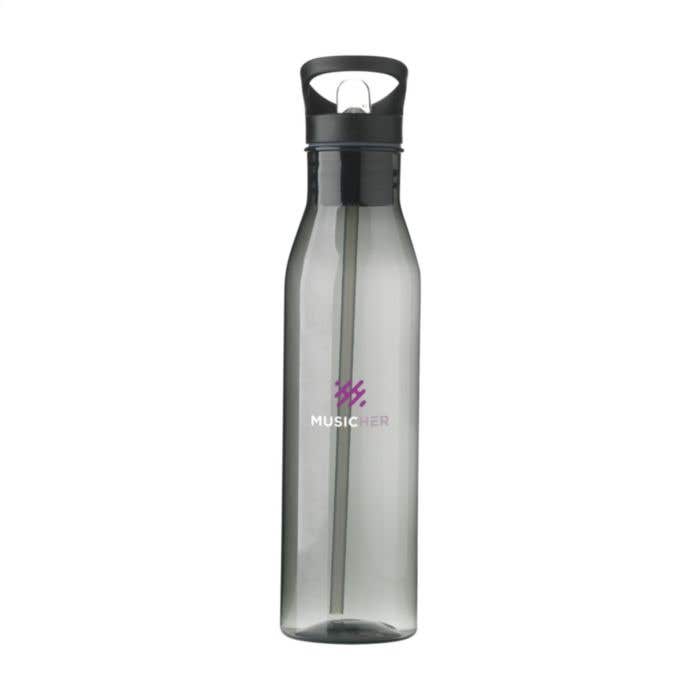 Drinkfles | Gerecycled | 720 ml | Inklapbaar rietje