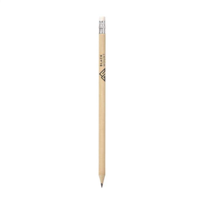 Crayon | Bois | Mine HB | Avec gomme