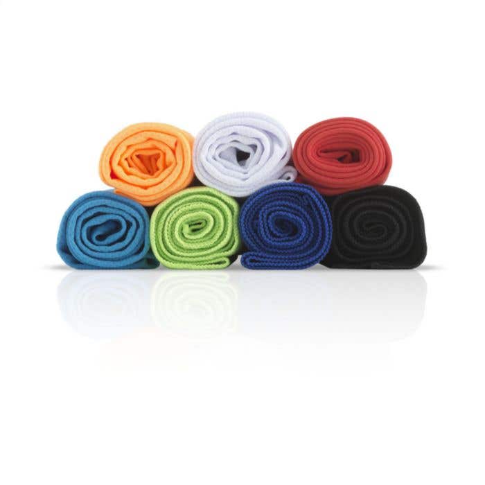 Koelhanddoek | Polyester | Met koker en karabijnhaak