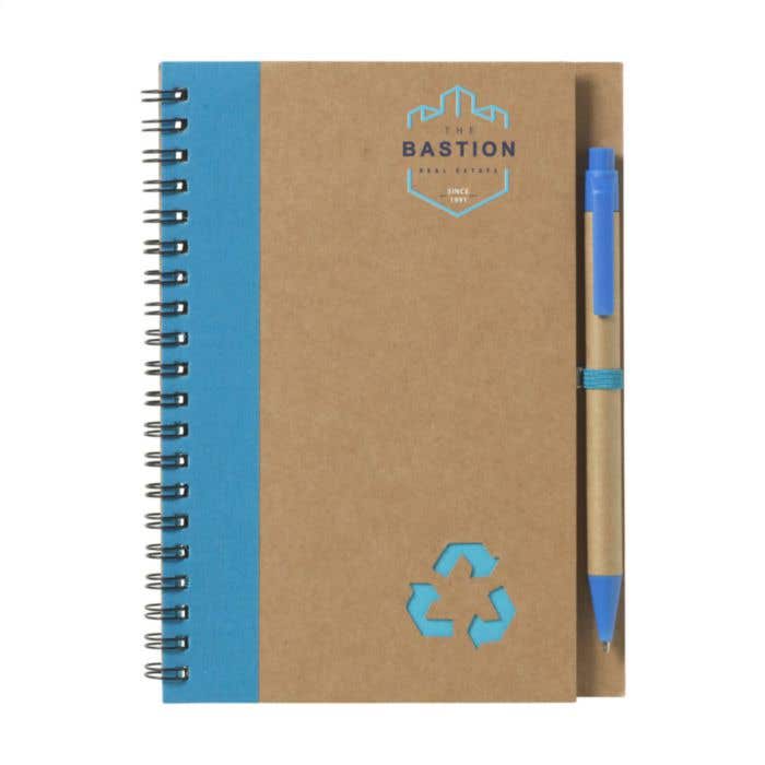 Notitieboek | Gerecycled | Gelinieerd | Met pen