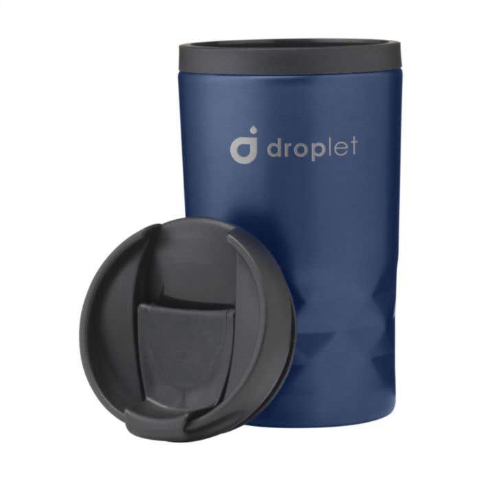 Thermosbeker | Gerecycled RVS | 250 ml | Diamantpatroon