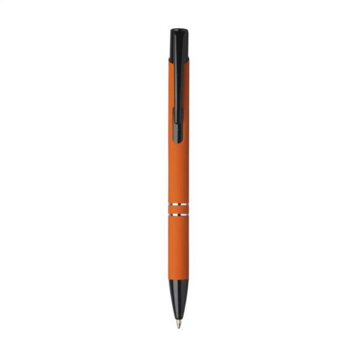 Balpen Ebony Rubberised | Rubber afwerking
