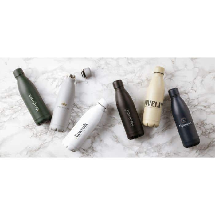 Drinkfles | Gerecycled RVS | 500 ml | Dubbelwandig