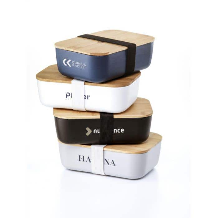 Lunchbox | Bamboe | Met elastiek