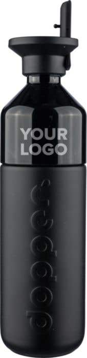 Dopper Black Insulated x Flip Straw [580 ml]