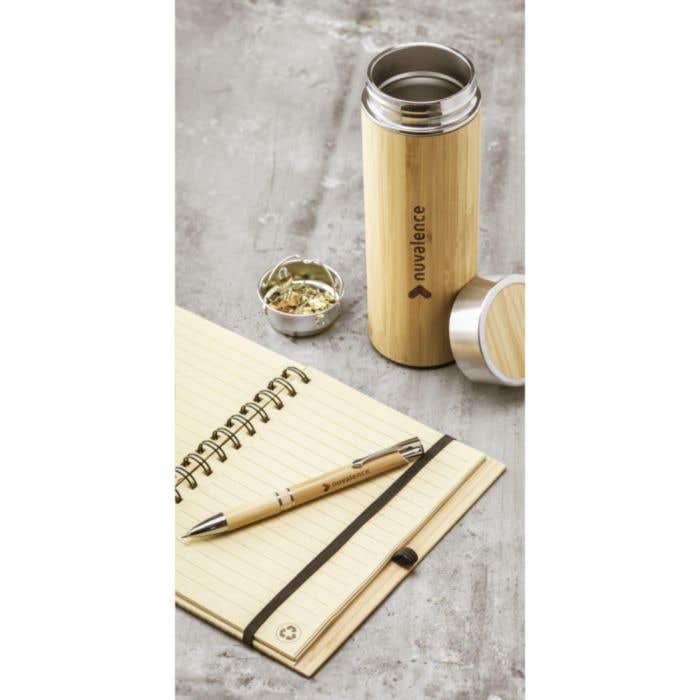 Balpen Ebony Bamboo | Bamboe | Chrome afwerking