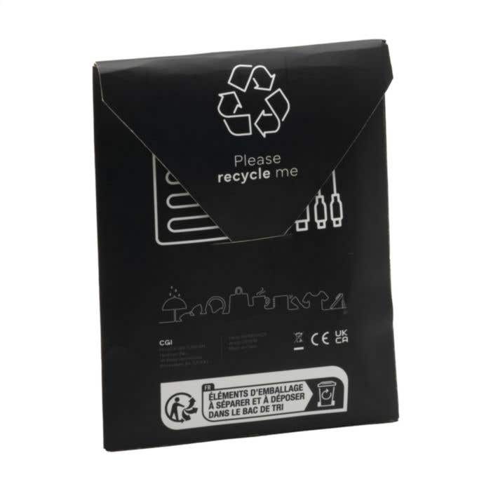 Câble de recharge | Recyclé | 120 cm | Type-C et Lightning