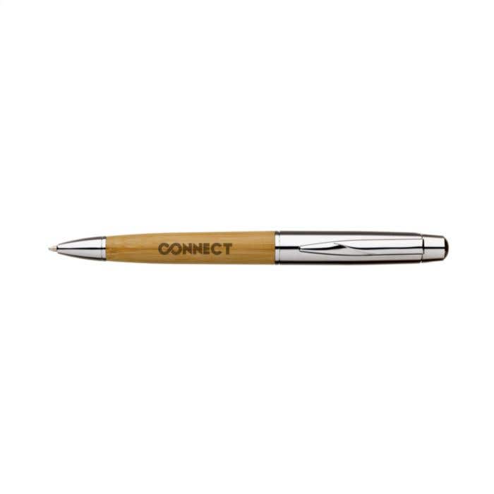 Pennenset | Bamboe | Balpen met draaimechanisme