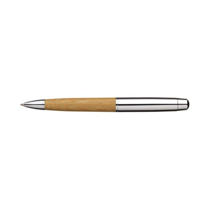 Pennenset | Bamboe | Balpen met draaimechanisme