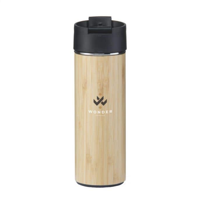 Bouteille isotherme | Bambou | 360 ml | Avec infuseur à thé