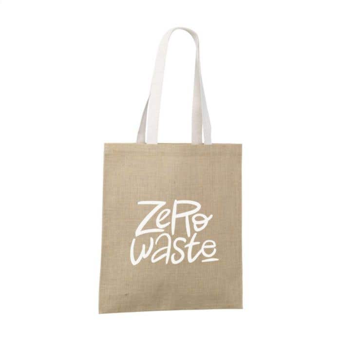 Draagtas | Jute | Gelamineerd | 8 l