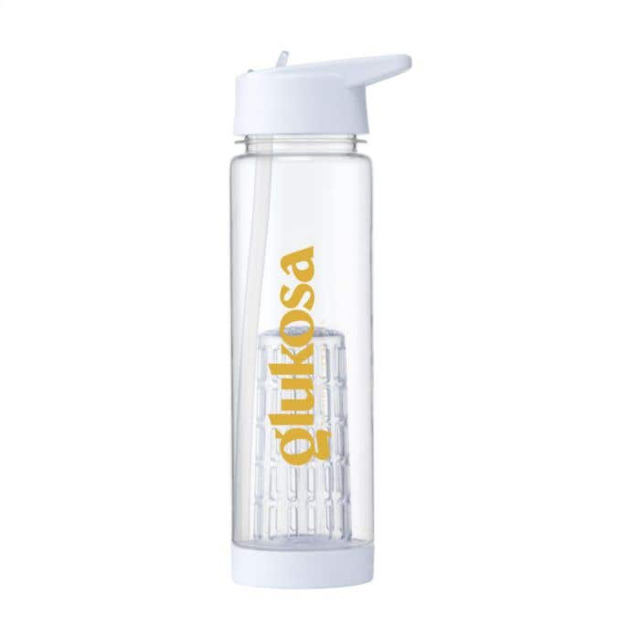 Drinkfles met infuser | 700 ml | Opklapbare drinktuit