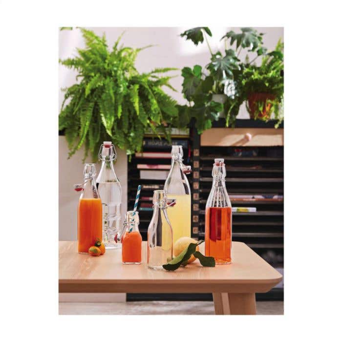 Bouteille à étrier | Verre | 1 litre