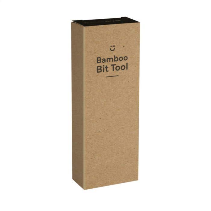 Schroefbitset | Bamboe | 9-delig | Magnetisch
