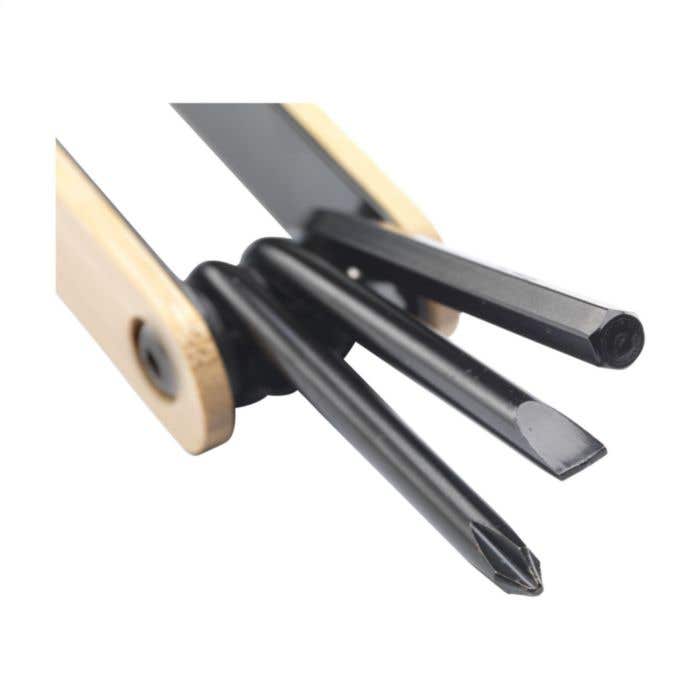 Multitool | Bamboe | 7-delig gereedschap