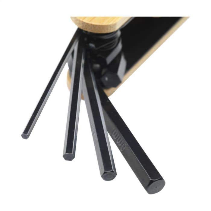 Multitool | Bamboe | 7-delig gereedschap