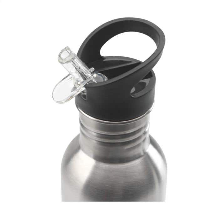 Gourde | Acier inoxydable recyclé | 750 ml | Avec paille