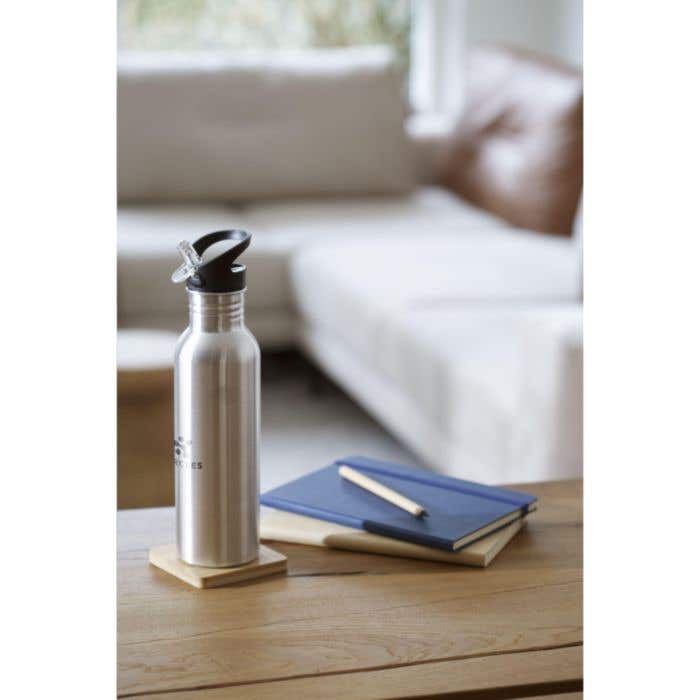 Gourde | Acier inoxydable recyclé | 750 ml | Avec paille