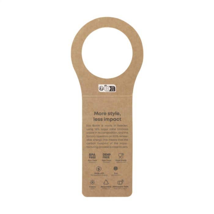 Drinkfles Ecobottle | Gerecycled | 650 ml | Kurken dop