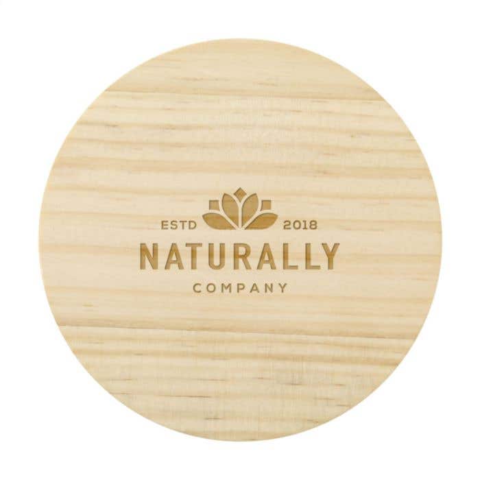 Geurkaars Wooosh | Houten lont | 35 uur | Ambergeur