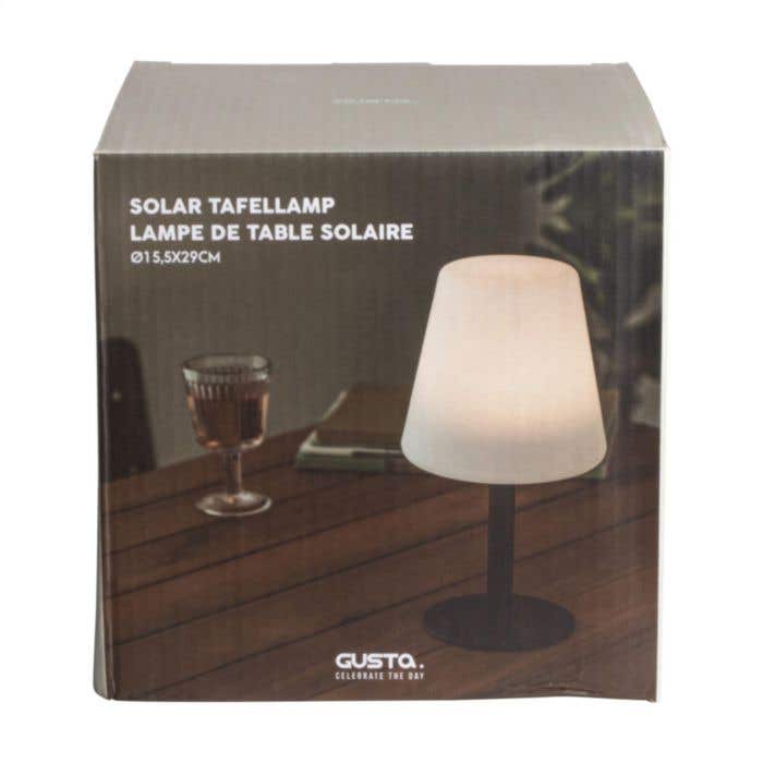 Gusta lanterne tempête | Verre et plastique | 21 cm | Bougie incluse