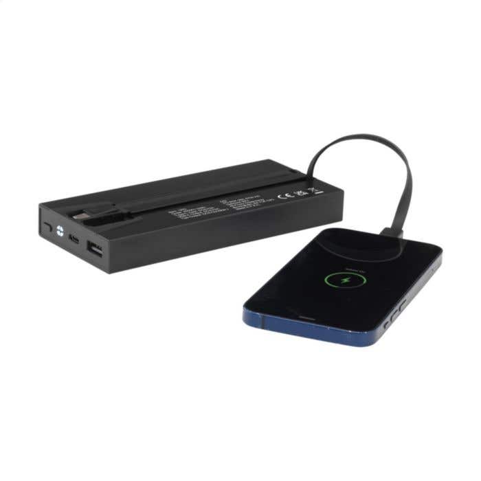 Powerbank | Aluminium recyclé | 10.000 mAh | Lightning et USB-C
