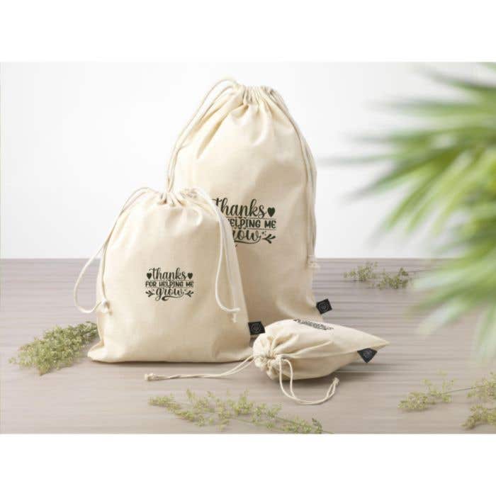 Cadeauzakje | Gerecycled katoen | 1,5 l