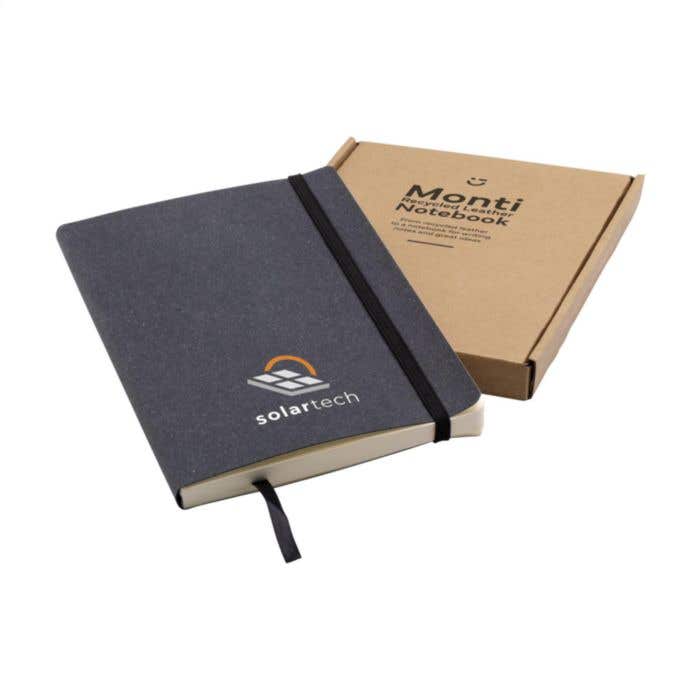Notitieboek | Gerecycled leer | A5 | Gelinieerd
