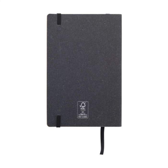 Notitieboek | Gerecycled leer | A5 | Gelinieerd