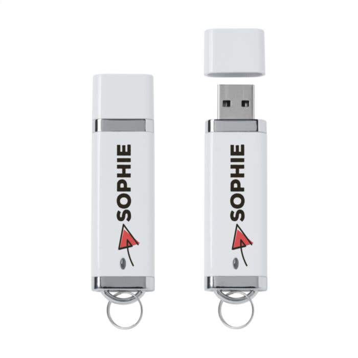 Clé USB | 8 Go | Avec porte-clés téléphone