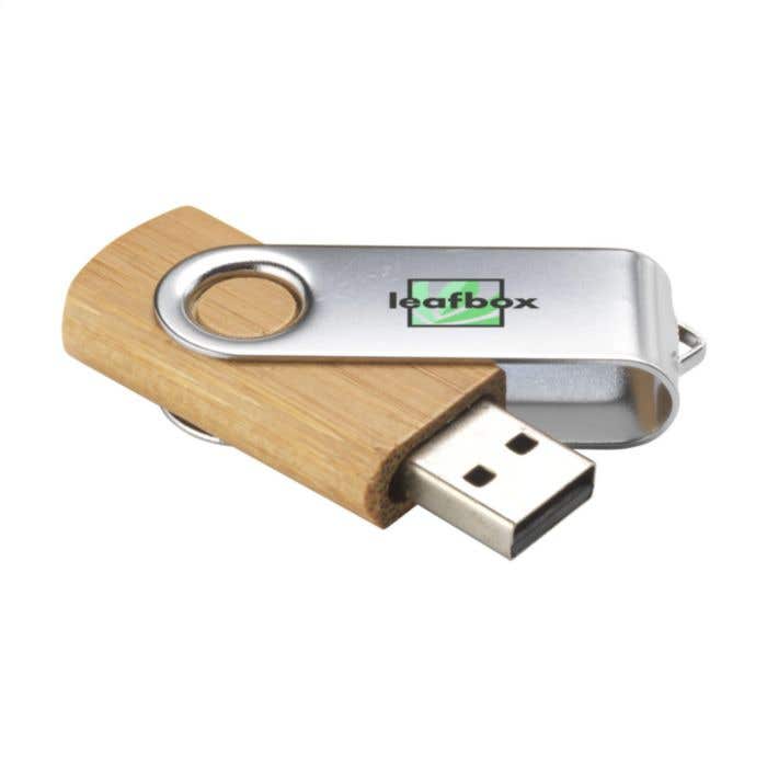 USB stick | Bamboe | 8 GB | Carbon finish