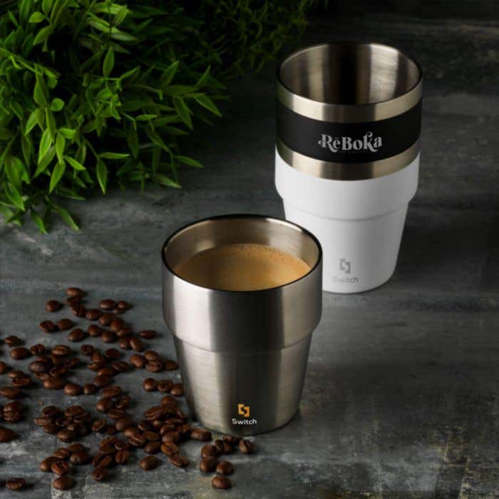 Beker Hyco | Gerecycled RVS | 300 ml | Dubbelwandig