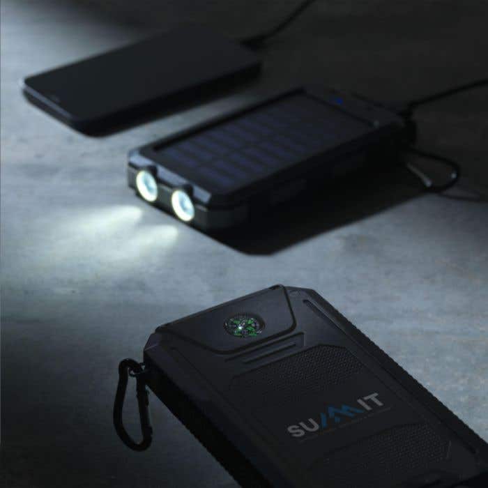 Powerbank | Gerecycled | 8.000 mAh | Solar panel Powerbank | Gerecycled | 8.000 mAh | Solar panel
