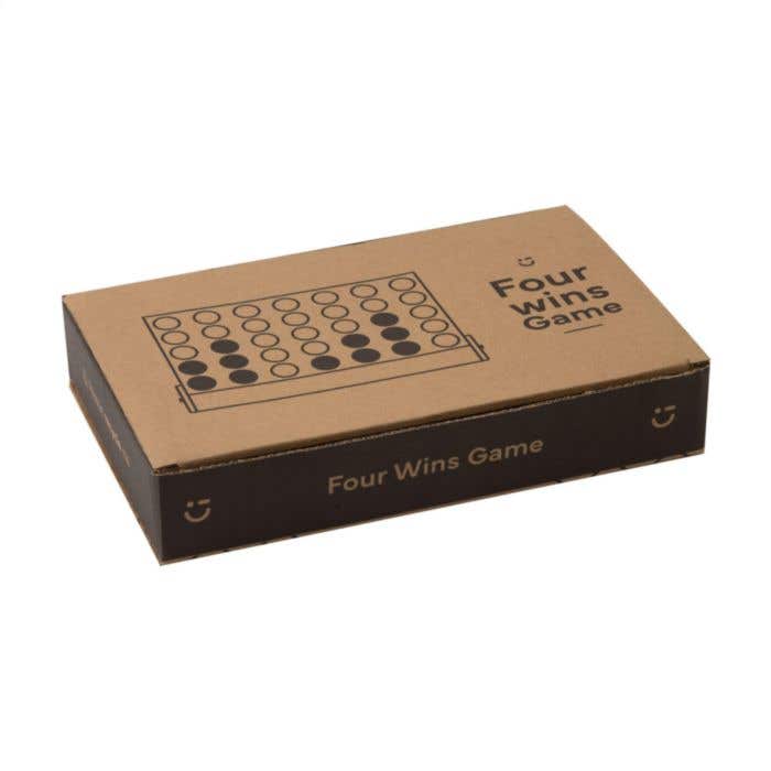 Vier op een Rij Spel | FSC® Hout | Draaibaar frame