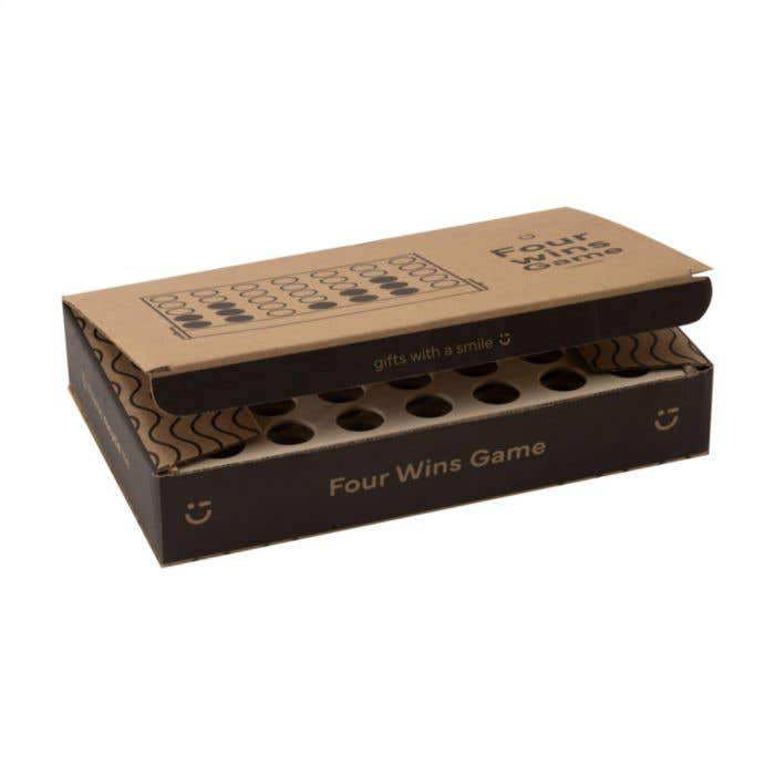 Vier op een Rij Spel | FSC® Hout | Draaibaar frame