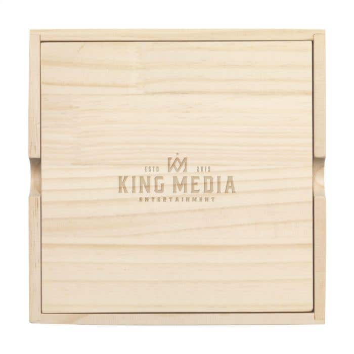 Sudokubord | Dennenhout | 81 pionnen | Met opbergvak